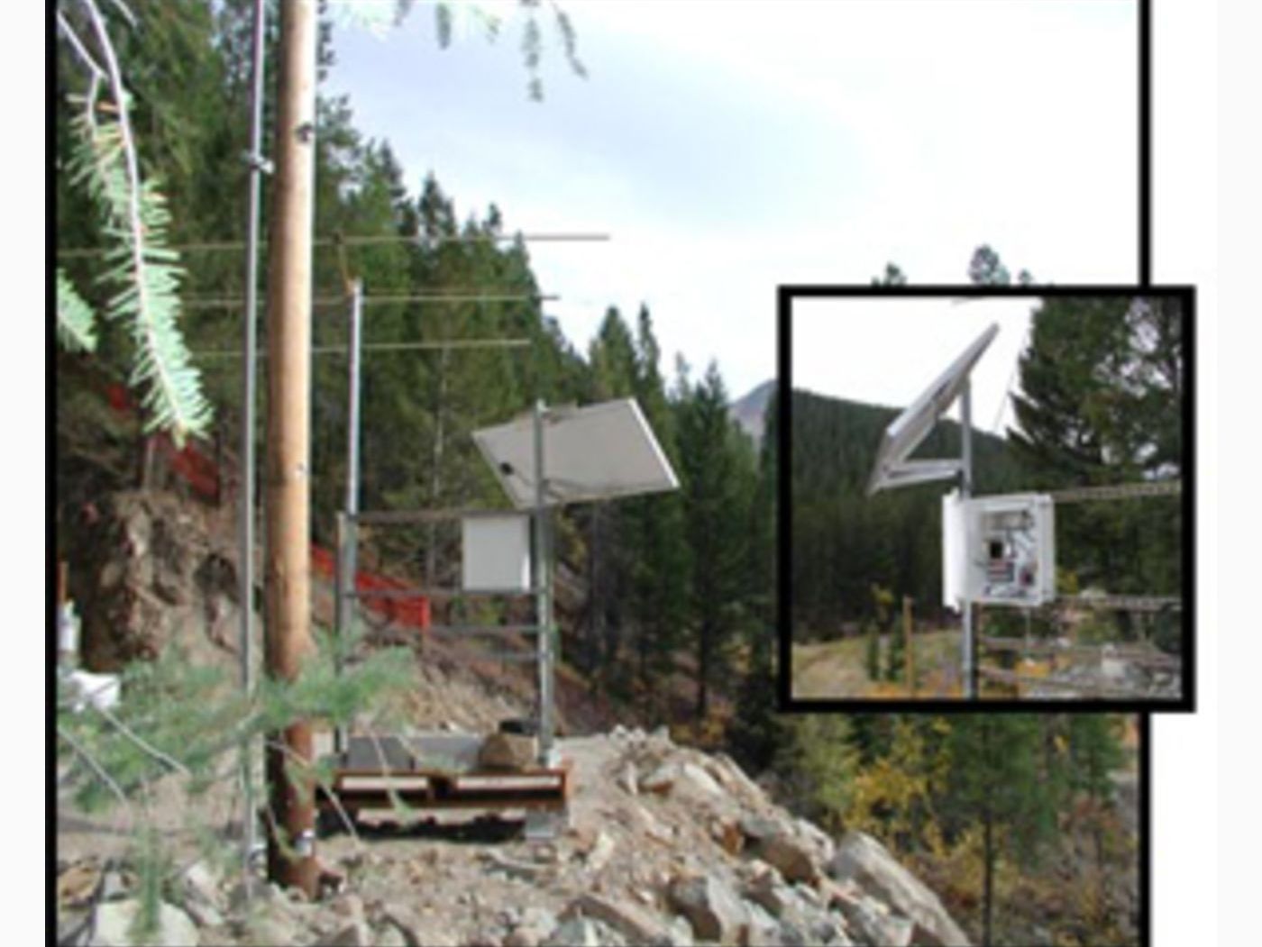 Mine entrance*Interior view of hallway outside*Meteorburst communication setup*Mine instruments*Inside the mine*