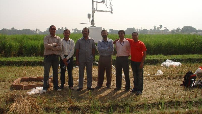 India: Rice-Field Greenhouse Gases