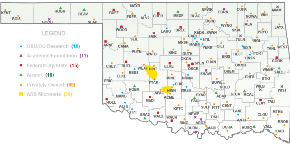 Oklahoma Mesonet: Meteorological Network